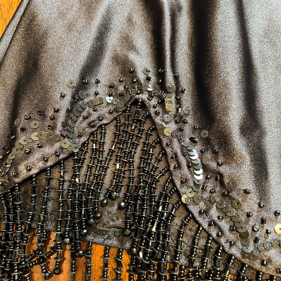 Her Pony black beaded skirt and top set - Picture 2 of 8